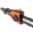 WORX WG349E Sierra de cadena, Color Negro, 20 cm