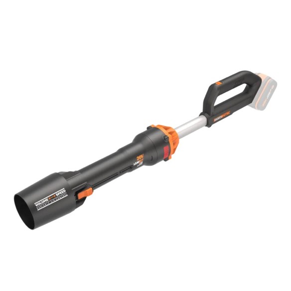 Soplador a batería 20V Máx.WORX | WG543E.9 |Potente motor sin escobillas | PowerShare | No incluye batería ni cargador | 2 veloc Soplador a batería 20V Máx.WORX | WG543E.9 |Potente motor sin escobillas | PowerShare | No incluye batería ni cargador | 2 veloc