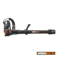 Soplador de hojas 80V Máx. WORX NITRO | WG572E | PowerShare | Incluye 4 baterías de 20V y 4Ah | Cargador BaseCamp | Tecnología A 2