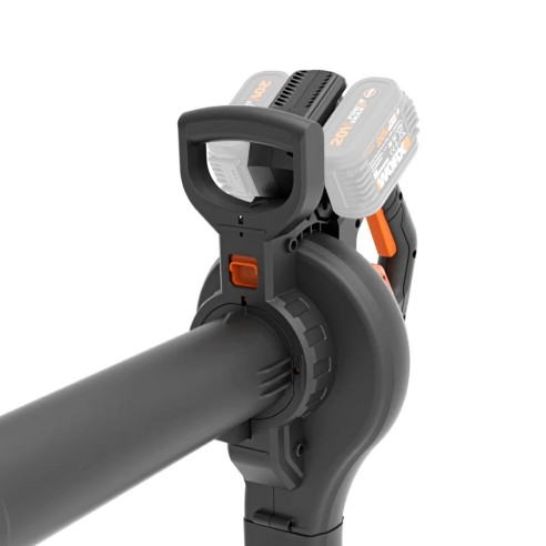 Aspirador de Hojas 40V Máx. 2x20V | WG583E.9 | PowerShare | Sin batería ni cargador |2 en 1 Recoger y aspirar – Bolsa de 35 L |