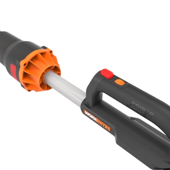 WORX Leafjet WG585E.9 - Soplador de hojas (40 V, motor sin escobillas, control de aire variable, menos consumo de batería, más p WORX Leafjet WG585E.9 - Soplador de hojas (40 V, motor sin escobillas, control de aire variable, menos consumo de batería, más p