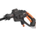 WORX Hidrolimpiadora a batería Hydroshot 20V Worx, PowerShare, WG620E.9, Sin batería, ni cargador, portátil, Color Negro y naran