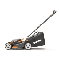 Cortacésped a Bateria Worx WG743E - 40 cm - 40V (2x20V) - Incluye 2 baterías 4Ah y Cargador doble  2