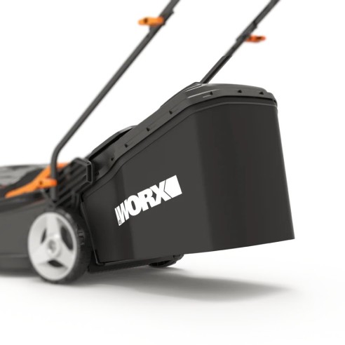 Cortacésped 40V Máx. (2x20V) Worx | PowerShare | WG743E | Incluye 2 baterías 4Ah y cargador doble | 40 cm  | Ajuste de altura |