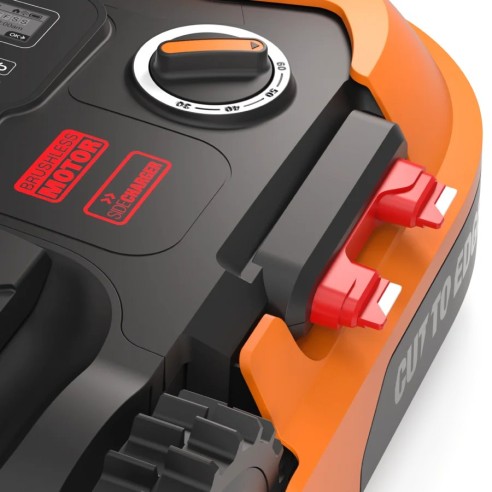 Robot cortacésped Landroid M500 Plus 20V Máx. Worx | WR165E | Superficie de hasta 500m2 | Pendientes de hasta el 35% | Navegació