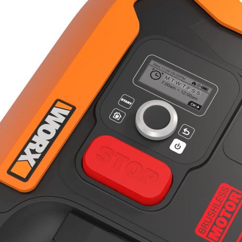 Robot cortacésped Landroid M500 Plus 20V Máx. Worx | WR165E | Superficie de hasta 500m2 | Pendientes de hasta el 35% | Navegació