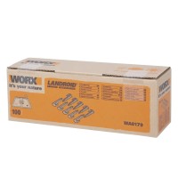 Juego 100 Piquetas de Fijación Worx WA0179 2