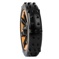 WORX Ruedas Landroid WA0952 Super-Grip – Para una mejor capacidad de subida – Profesional en terrenos difíciles – Compatible con 2