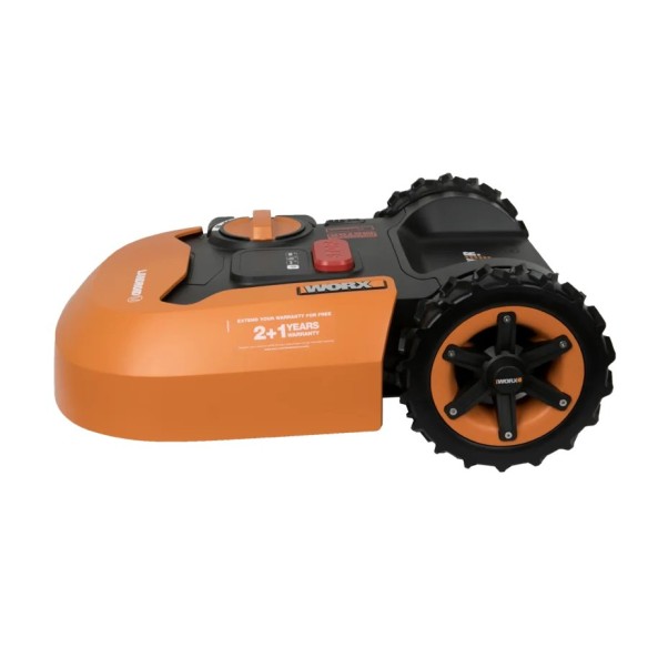 WORX Ruedas Landroid WA0953 All-Terrain – para suelos blandos y césped húmedo – apto para la pendiente de hasta 22 ° o 40% – mon WORX Ruedas Landroid WA0953 All-Terrain – para suelos blandos y césped húmedo – apto para la pendiente de hasta 22 ° o 40% – mon