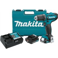 Taladro percutor Makita HP333DSAE 12V - Motor BL sin escobillas - 2 baterías 2,0Ah y maletín