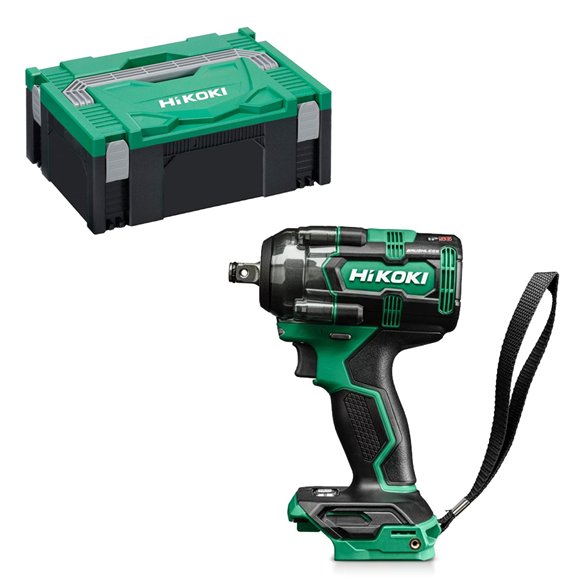 Llave de impacto Hikoki WR18DHW2Z 18V Brushless 1/2" 600 Nm - sin baterías ni cargador - Con maletin apilable Llave de impacto Hikoki WR18DHW2Z 18V Brushless 1/2" 600 Nm - sin baterías ni cargador - Con maletin apilable