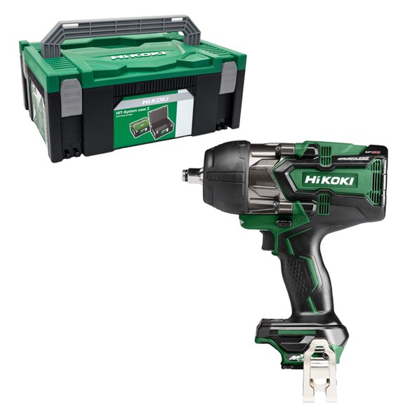 LLave de impacto a batería Hikoki WR36DAW2 - 36V - 1.100 Nm - Motor sin escobillas - Sin batería ni cargador LLave de impacto a batería Hikoki WR36DAW2 - 36V - 1.100 Nm - Motor sin escobillas - Sin batería ni cargador
