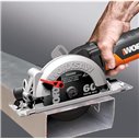 Sierra circular WorxSaw XL  500W Worx | WX439 | Disco de 1200mm | Sistema de aspiración integrado | Rápido ajuste de profundidad