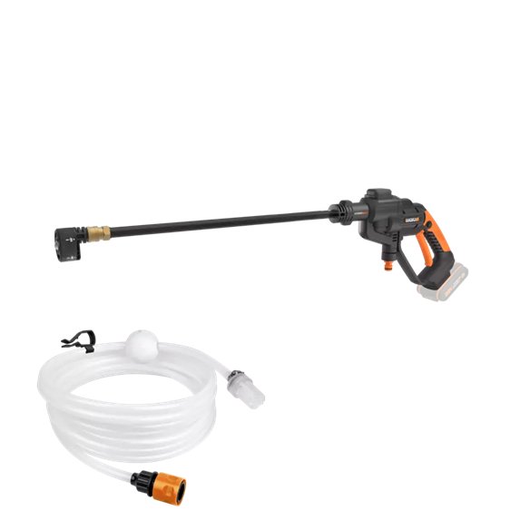 WORX Hidrolimpiadora a batería Hydroshot 20 V Worx, PowerShare, WG620E, 1 batería 2Ah, portátil, Color Negro y Naranja WORX Hidrolimpiadora a batería Hydroshot 20 V Worx, PowerShare, WG620E, 1 batería 2Ah, portátil, Color Negro y Naranja