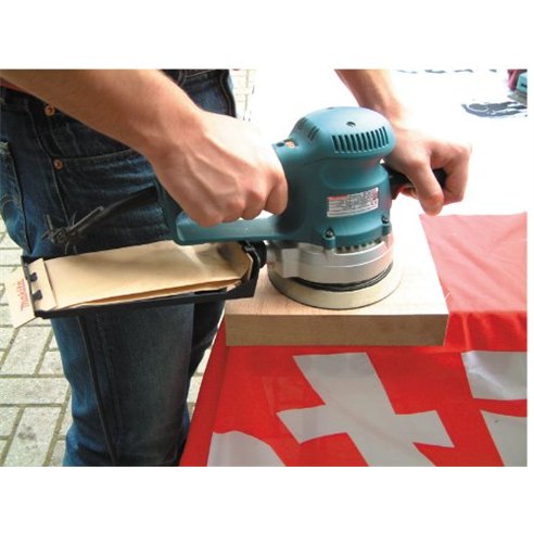 Lijadora rotorbital Makita BO6030 - 310 W, 150 mm, baja vibración y velocidad variable