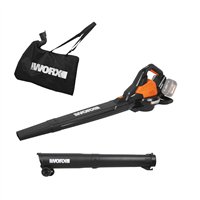 Soplador aspirador de Hojas 40V Máx. 2x20V | WG583E.9 | PowerShare | Sin batería ni cargador |2 en 1 Soplar y aspirar