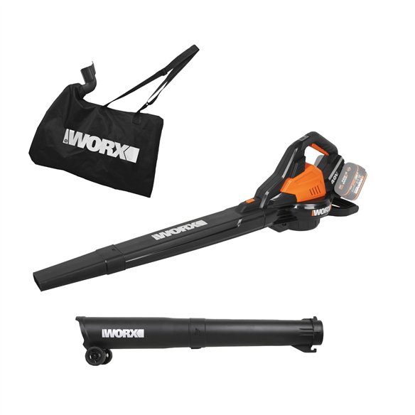 Soplador aspirador de Hojas 40V Máx. 2x20V | WG583E.9 | PowerShare | Sin batería ni cargador |2 en 1 Soplar y aspirar Soplador aspirador de Hojas 40V Máx. 2x20V | WG583E.9 | PowerShare | Sin batería ni cargador |2 en 1 Soplar y aspirar