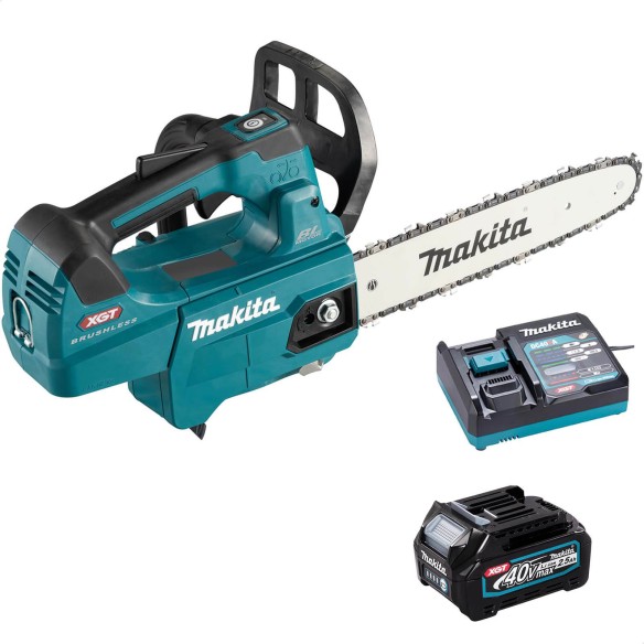 Motosierra Bateria Makita UC003GZ 30cm con Bateria XGT 40V y Cargador Motosierra Bateria Makita UC003GZ 30cm con Bateria XGT 40V y Cargador