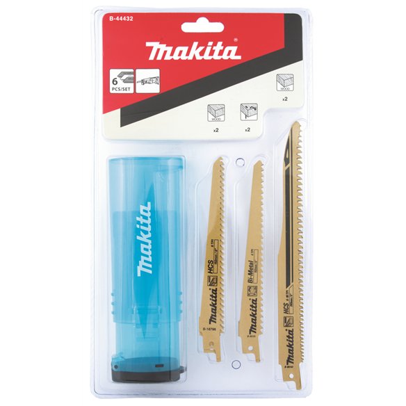 Set de 6 Hojas de Sable Makita B-44432 Set de 6 Hojas de Sable Makita B-44432