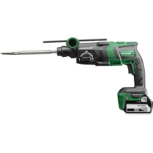 Martillo Combinado Hikoki DH18DPCWPZ Brushless SDS-PLUS con 2 Baterias 18V 5Ah, Cargador y Maletín
