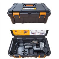 Maletín para amoladora Worx con 6 discos y protector 2