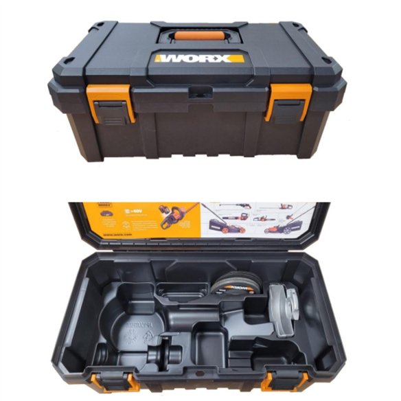 Maletín para amoladora Worx con 6 discos y protector