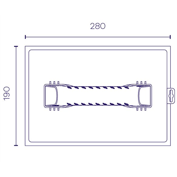 Pack 3 Talochas Esponja Peygran - 280 x 190 mm - 3 Bases y 1 Mango