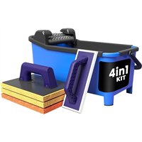 Pack Cubo Rejuntado Peygran + 3 Talochas Esponja + Talocha Goma