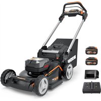 Cortacésped a Bateria con Tracción Worx WG749E - 46 cm - 40V (2x20V) - Incluye 2 baterías 4Ah y Cargador doble