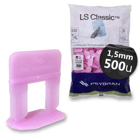 Calzos Peygran LS Classic 1.5 mm | Bridas Nivelación Baldosas para Cuña Estrecha