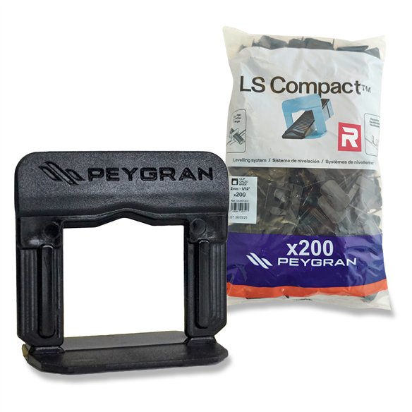 Calzos Peygran LS Compact 2 mm | Bridas Nivelación Baldosas para Cuña Ancha