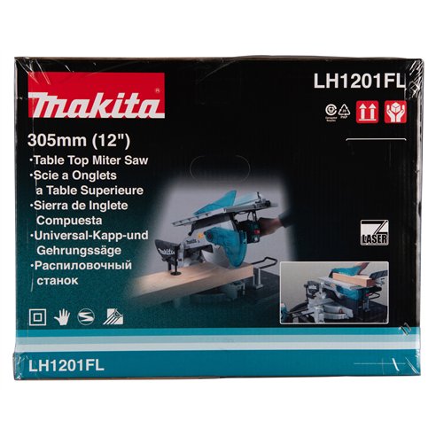 Ingletadora y Sierra de Mesa Makita LH1201FL | 1650 W | Disco 305 mm