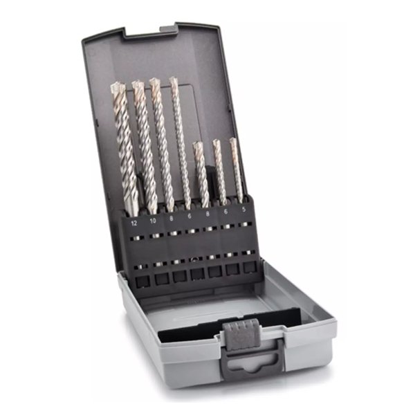 Estuche 7 Brocas SDS Plus Hikoki 4 Cortes