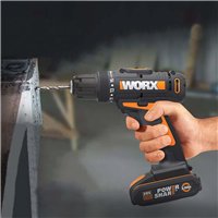 Taladro Atornillador Worx 20V Máx | WX100 | Con Batería y Cargador 2