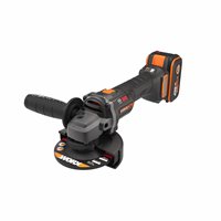 Amoladora Worx WX815 20V Brushless | Disco 115 mm | 3 Velocidades | 1 Batería 4,0 Ah + Cargador 2