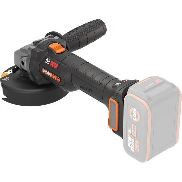 Amoladora Worx 20V 115mm Brushless | Sin Baterias ni Cargador