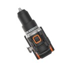 Taladro Percutor a batería 20V Máx Worx | WX352 | Motor sin escobillas | Power Share | 2 baterías de 2Ah | Cargador y maletín |