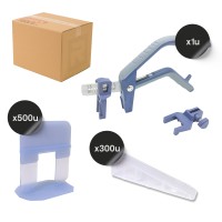 Kit Nivelación Peygran Classic 500 calzos 0,5mm + 300 cuñas