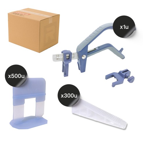 Kit Nivelación Peygran Classic 500 calzos 0,5mm + 300 cuñas