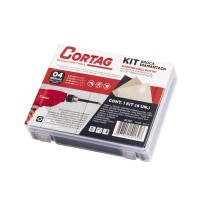 Kit de 4 Brocas de Diamante Cortag | 6 mm, 8 mm, 10 mm y 12 mm | Uso en Seco | para taladro 2