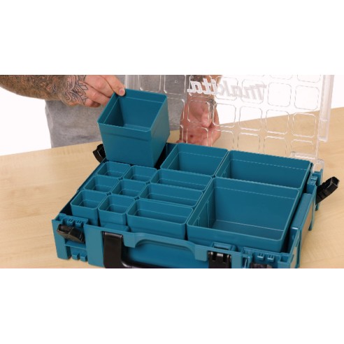 Caja organizadora Makita para maletines Makpack