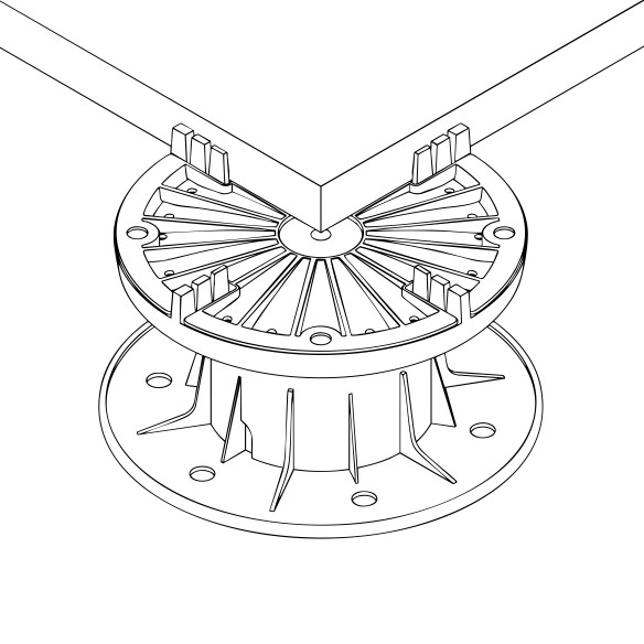 Plot Peygran BSP - Soportes Pavimento Elevado | 1 unidad