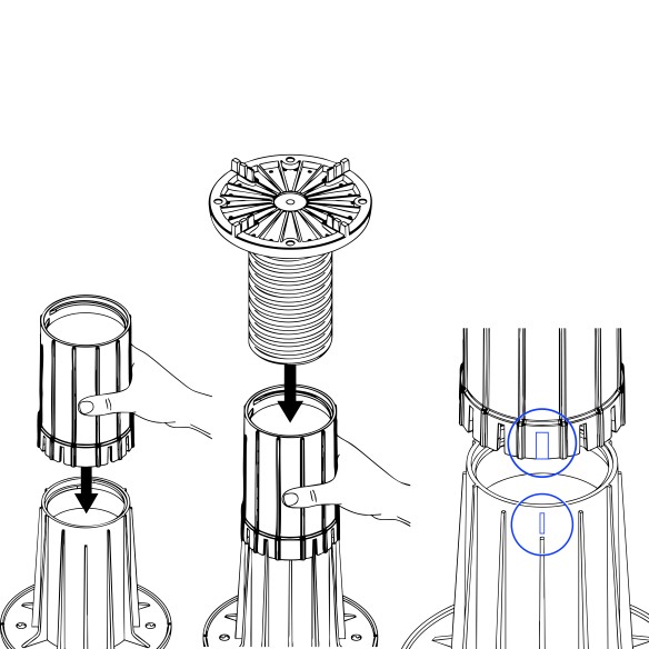 Casquillo Extensión Plots Peygran BSP 100 mm | 55 unidades