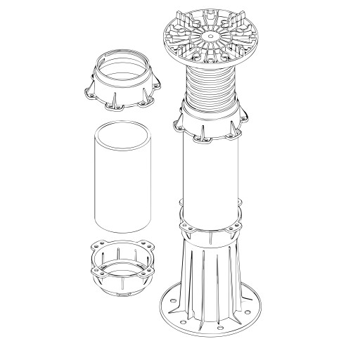 Adaptador Tubo PVC 75 mm para Plots Peygran BSP | 10 unidades