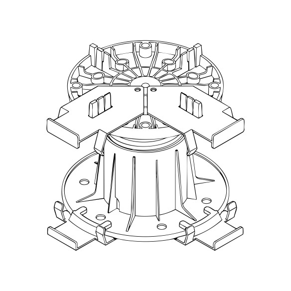 Cerramiento Vertical PA para Plots Peygran BSP | Caja 10 unidades