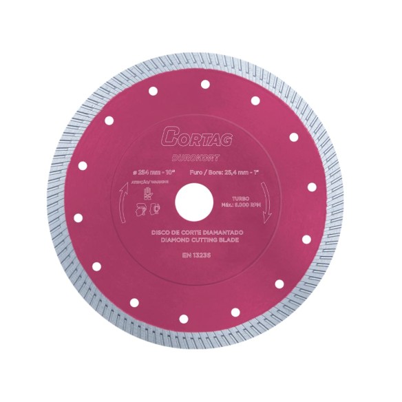 Disco de Diamante – Durokort 254 mm Disco de Diamante – Durokort 254 mm