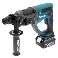 Martillo ligero Makita DHR202RTJ 18V - 2,0 J - 20 mm perforación hormigón - 2 baterías 5,0 Ah