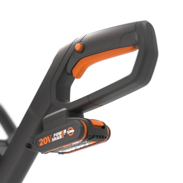 WORX WG163E Cortabordes y perfiladora 20V Máx - Incluye 2 baterías 2Ah y Cargador 30 cm