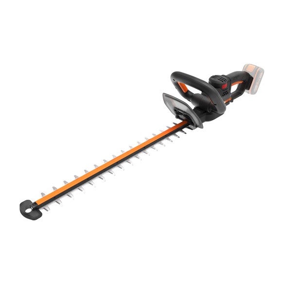 WORX WG263E.9 Nitro – Cortasetos a batería 20V, motor sin escobillas, hoja 54 cm, corte Ø27 mm, sin batería ni cargador