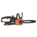 Worx WG322E.1 – Sierra de cadena a batería 20V, espada 25 cm, tensión automática de cadena, incluye batería y cargador